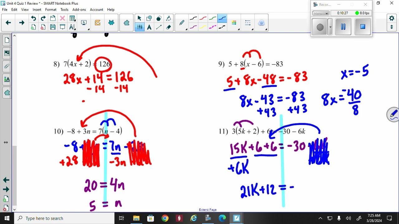 Unit 4 Quiz 1 Review