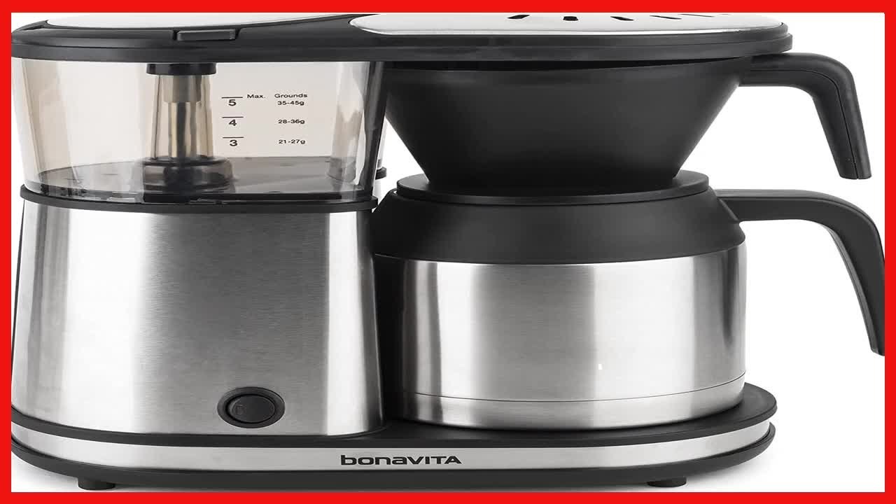 Bonavita BV1500TS: The Perfect 5-Cup Coffee Brewer for Quality and Convenience