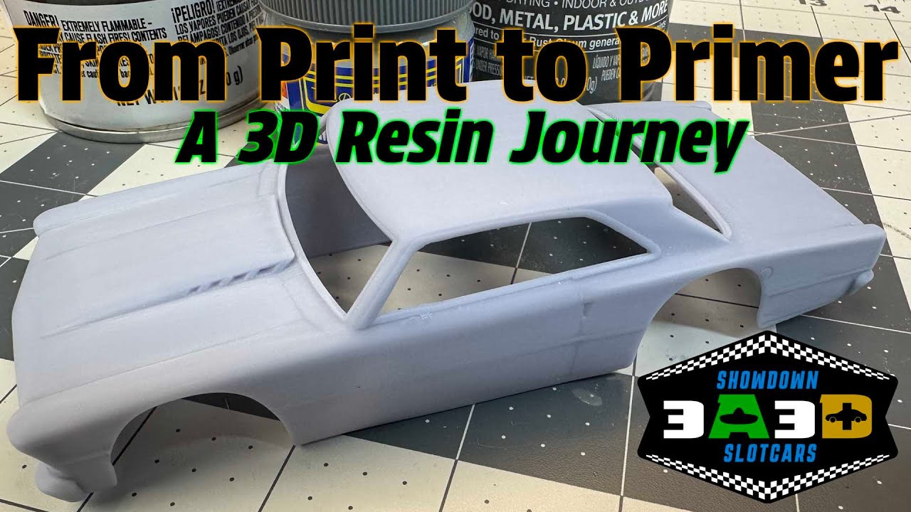 3D Resin Body — от печати до грунтовки