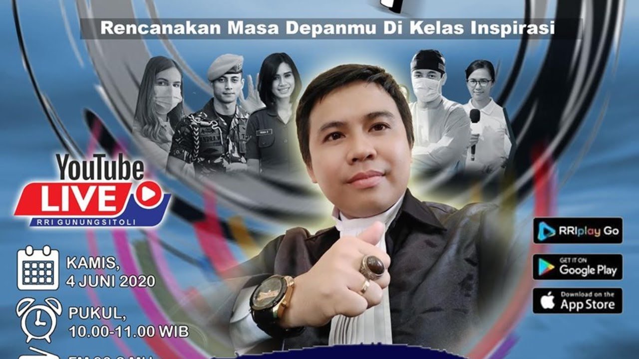 KELAS INSPIRASI &ldquo;Belajar Di RRI &ldquo; Beragam profesi menjadi inspirasi bagi kaum millenial menghadirkan