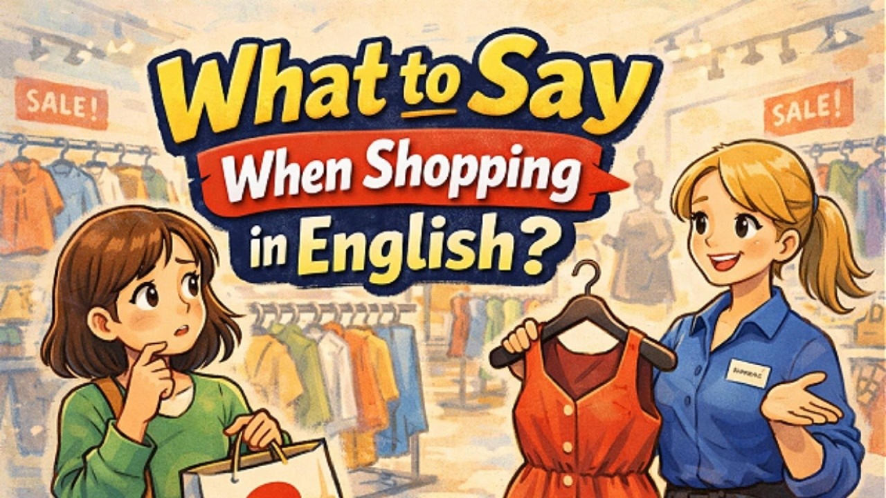 How to Buy Clothes in English Without Freezing Up 🧥 | Real Shop Dialogues | A2–B1