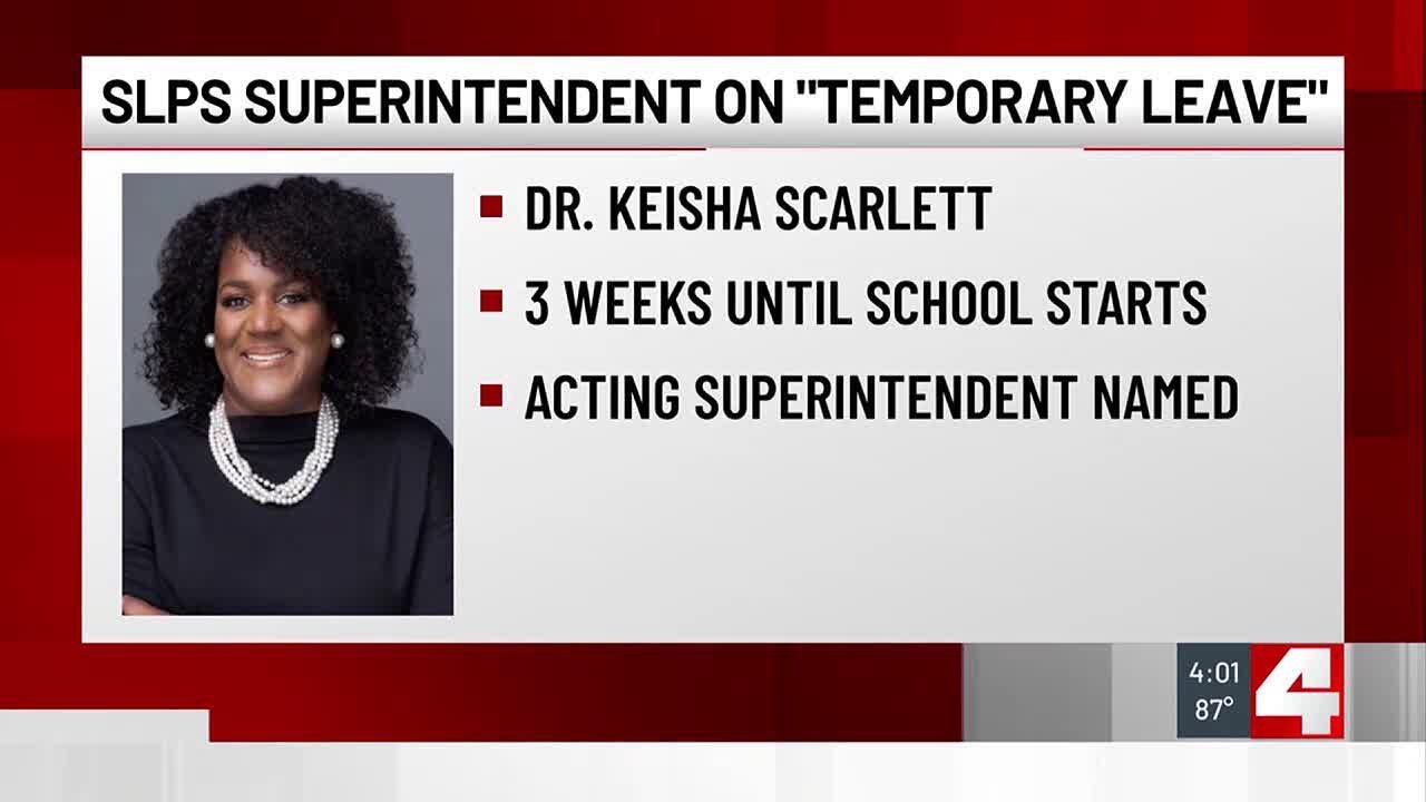 SLPS Superintendent Dr. Keisha Scarlett on temporary leave, deputy superintendent to take over