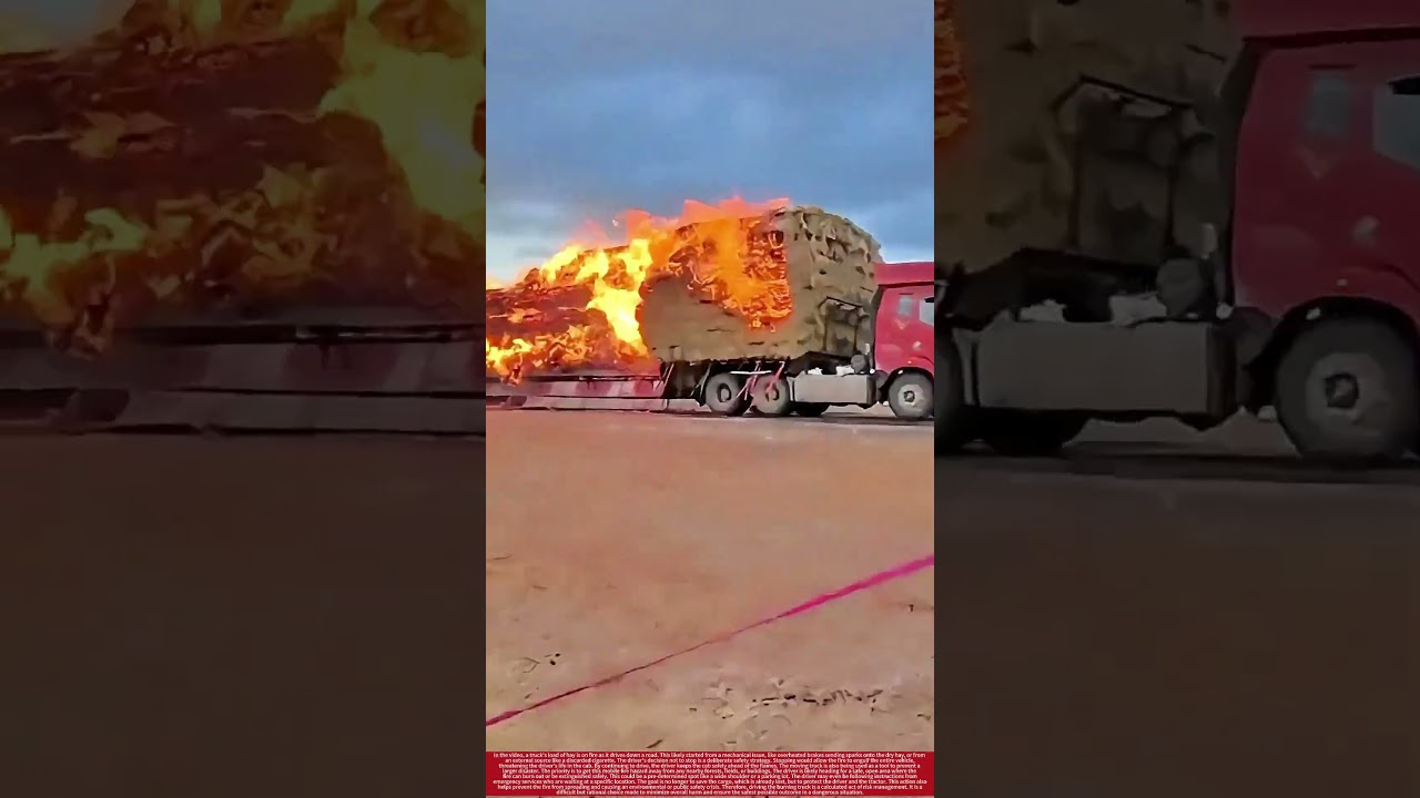 A Strategic Decision: Why This Driver Didn't Stop for the Fire