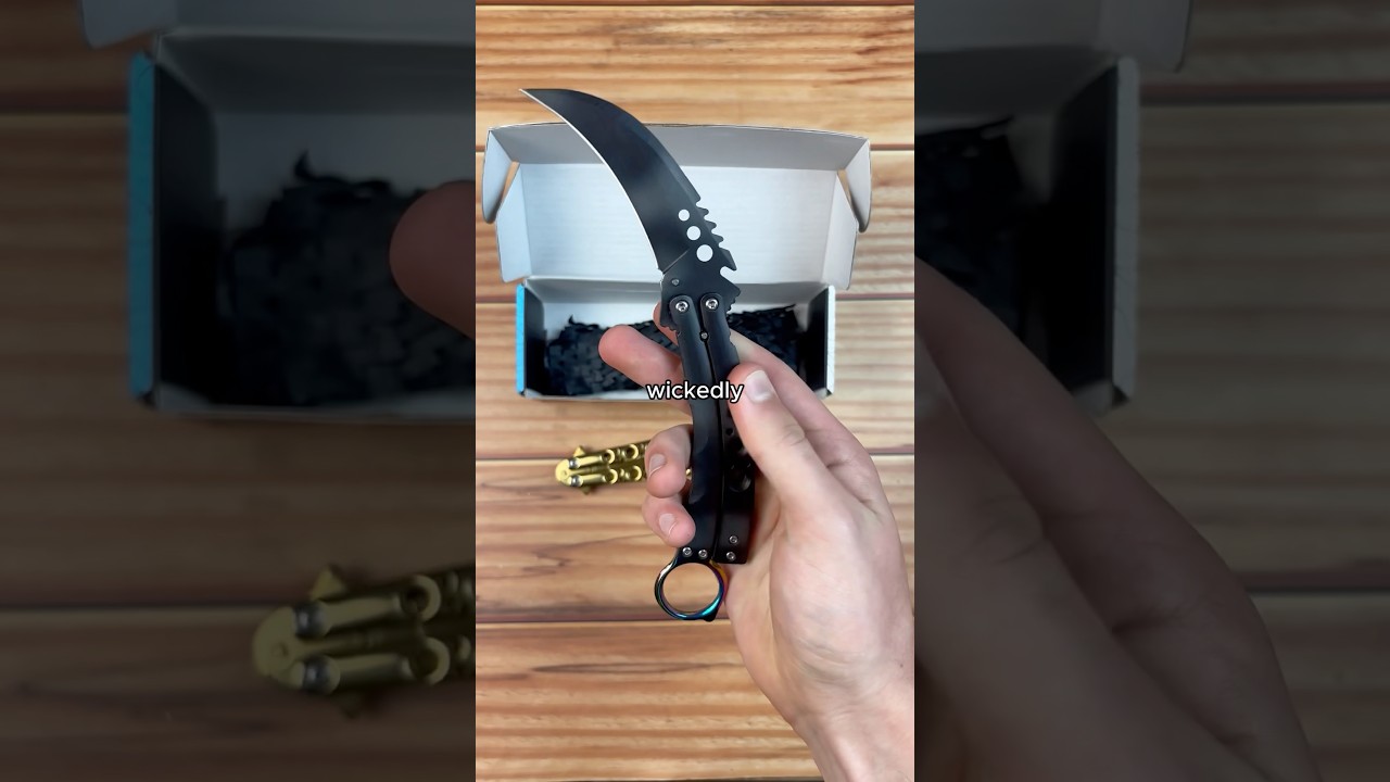 This customer HATES butterfly knives&hellip; 😬