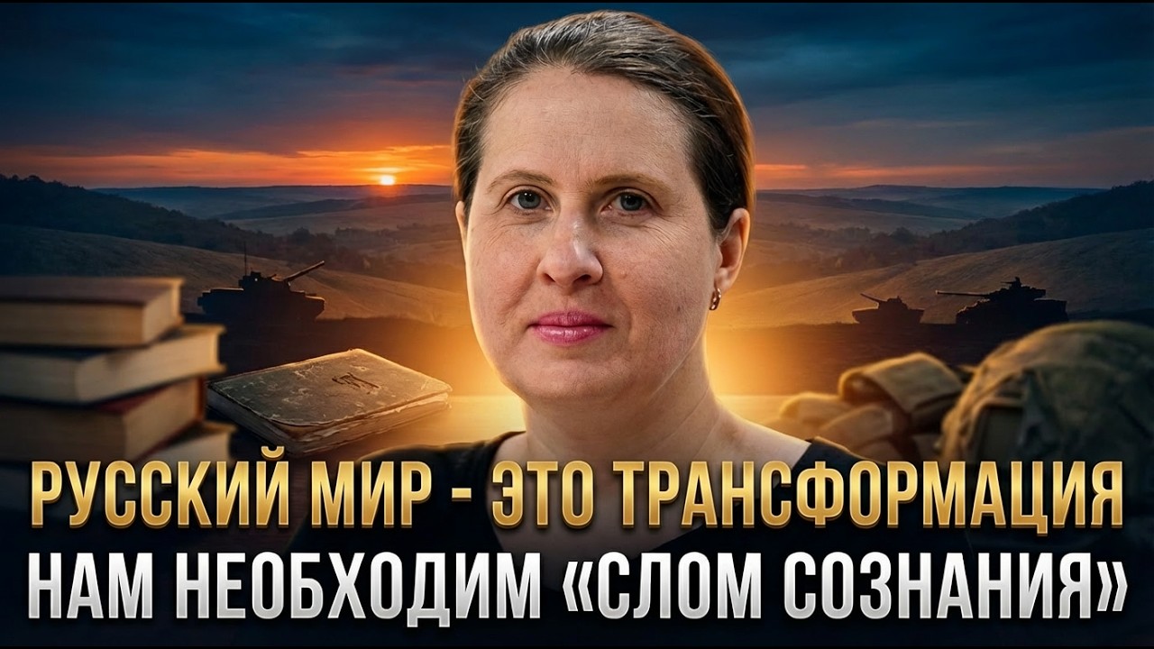 РУССКИЙ МИР - ЭТО ТРАНСФОРМАЦИЯ. Нам жизненно необходим &laquo;слом сознания&raquo; | Наталья Макеева