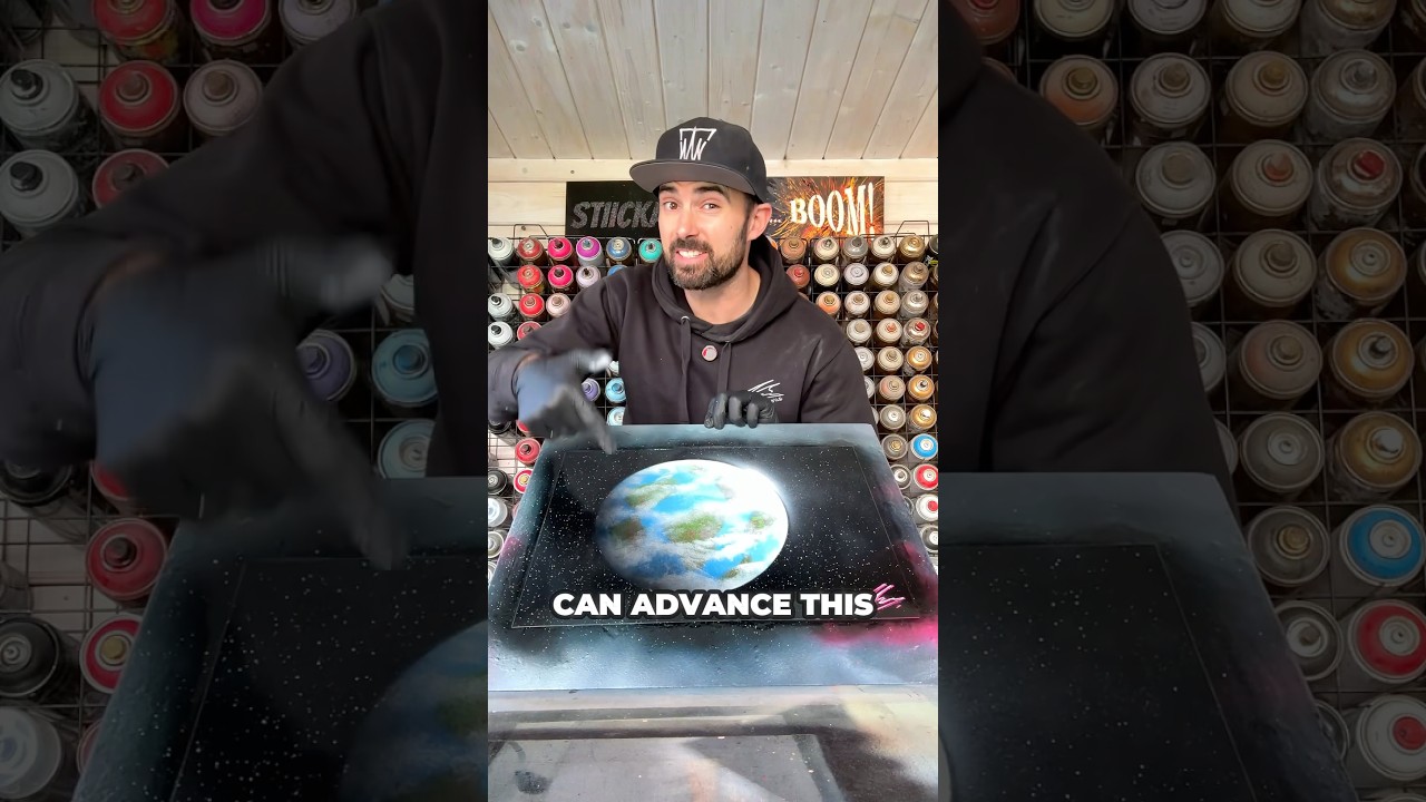 How To Spray Paint The Earth! 🌍