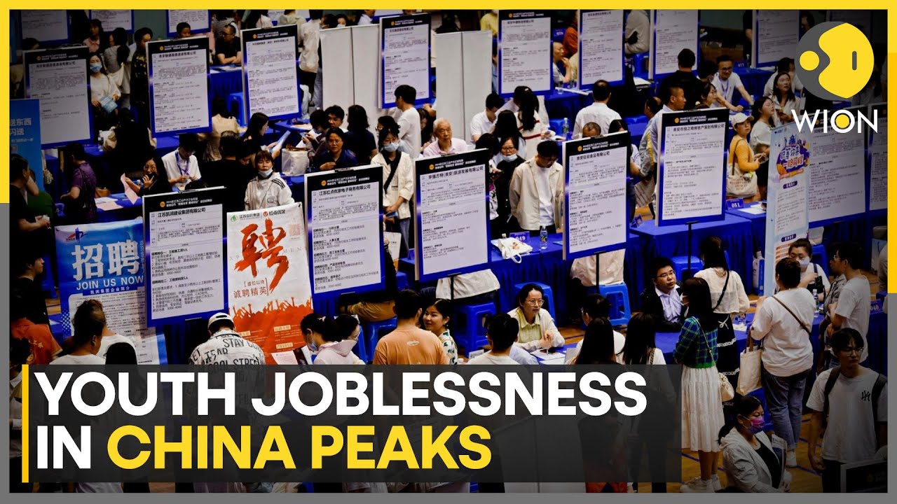 China’s Youth Joblessness Hits New Record | Youth Unemployment at 18.9% in | WION