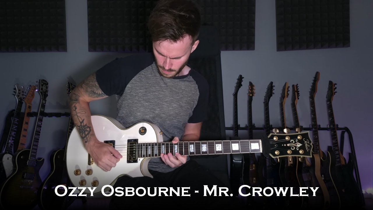 Ozzy Osbourne - Mr. Crowley (Guitar Cover + All Solos / One Take)