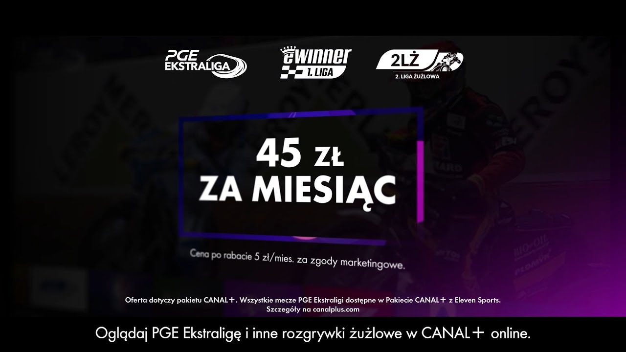 NAJLEPSZA ŻUŻLOWA LIGA ŚWIATA w CANAL+ online