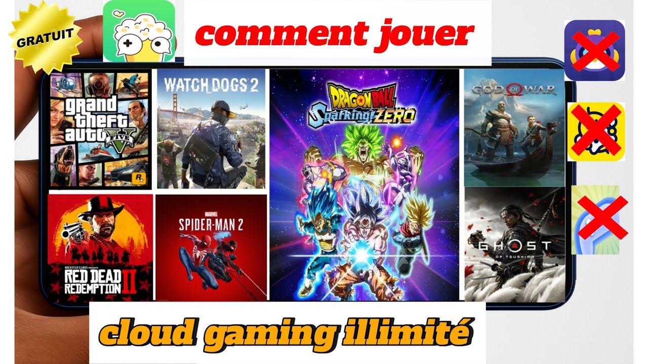 Comment jouer à des jeux PS4 et PC sur ton smartphone Android avec un  Cloud Gaming illimité en 2025