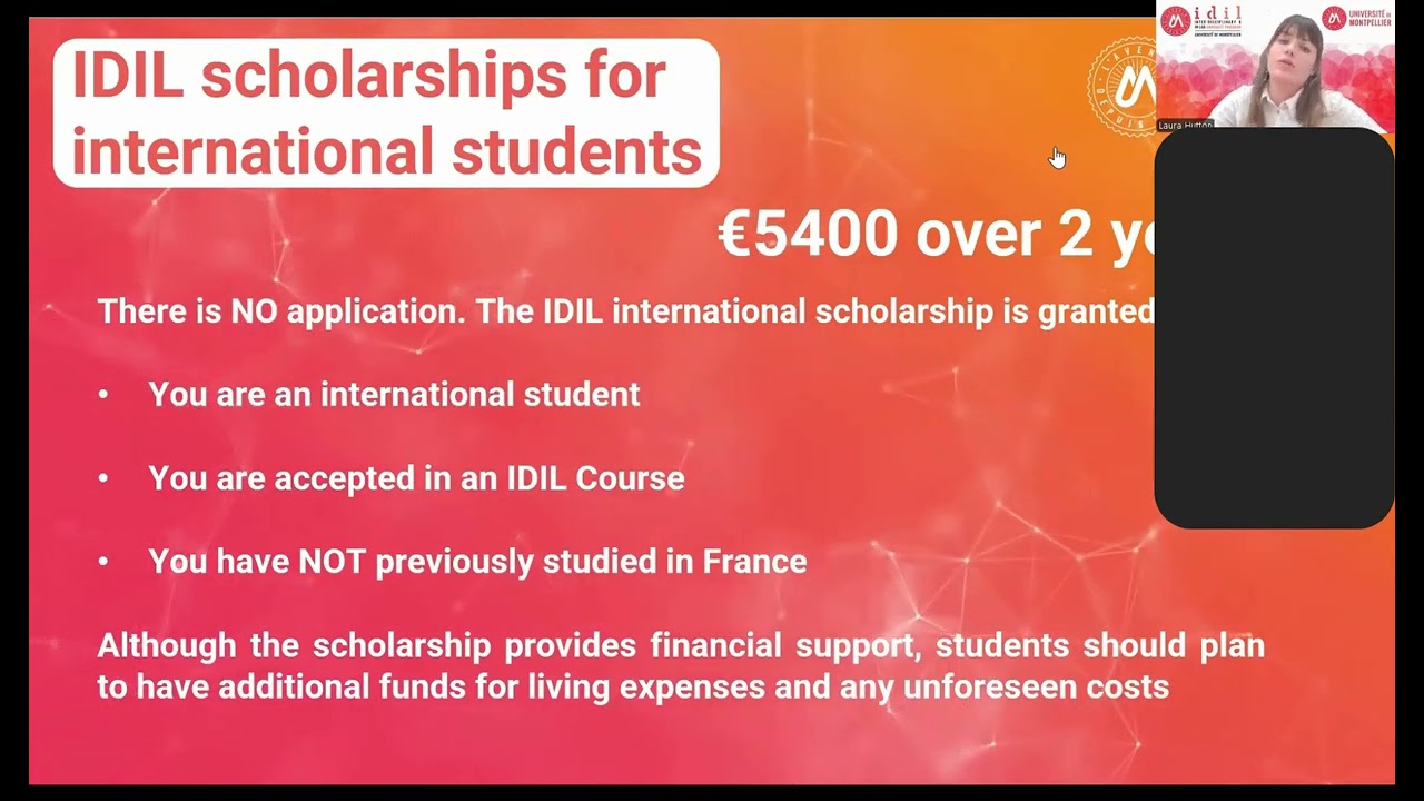 Study in France with a Scholarship! Discover IDIL + Student Stories