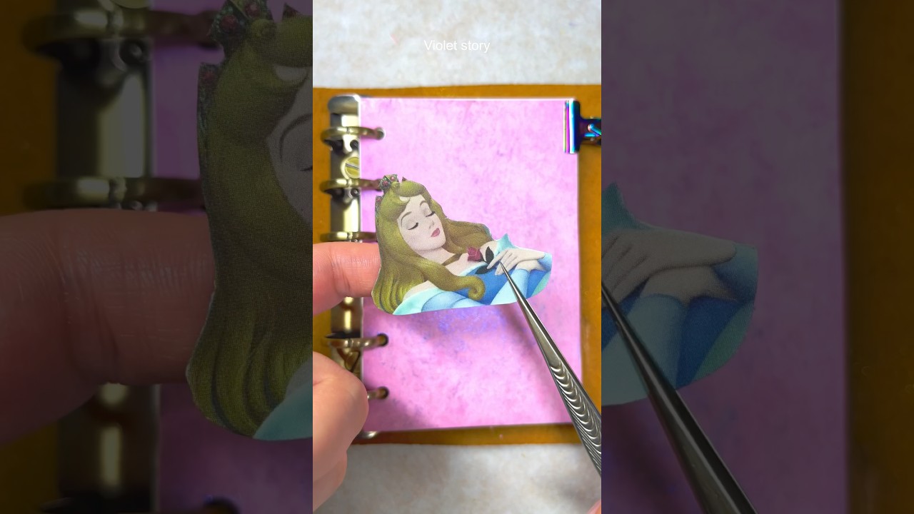 Journaling 다꾸 | Sleeping Beauty 잠자는 숲속의 공주 | Scrapbooking