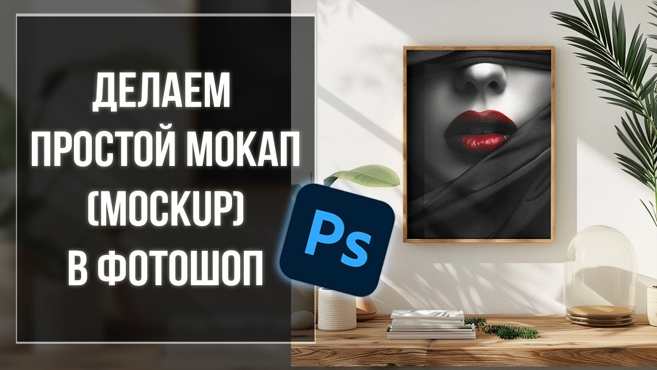Делаем простой мокап Mockup в фотошоп