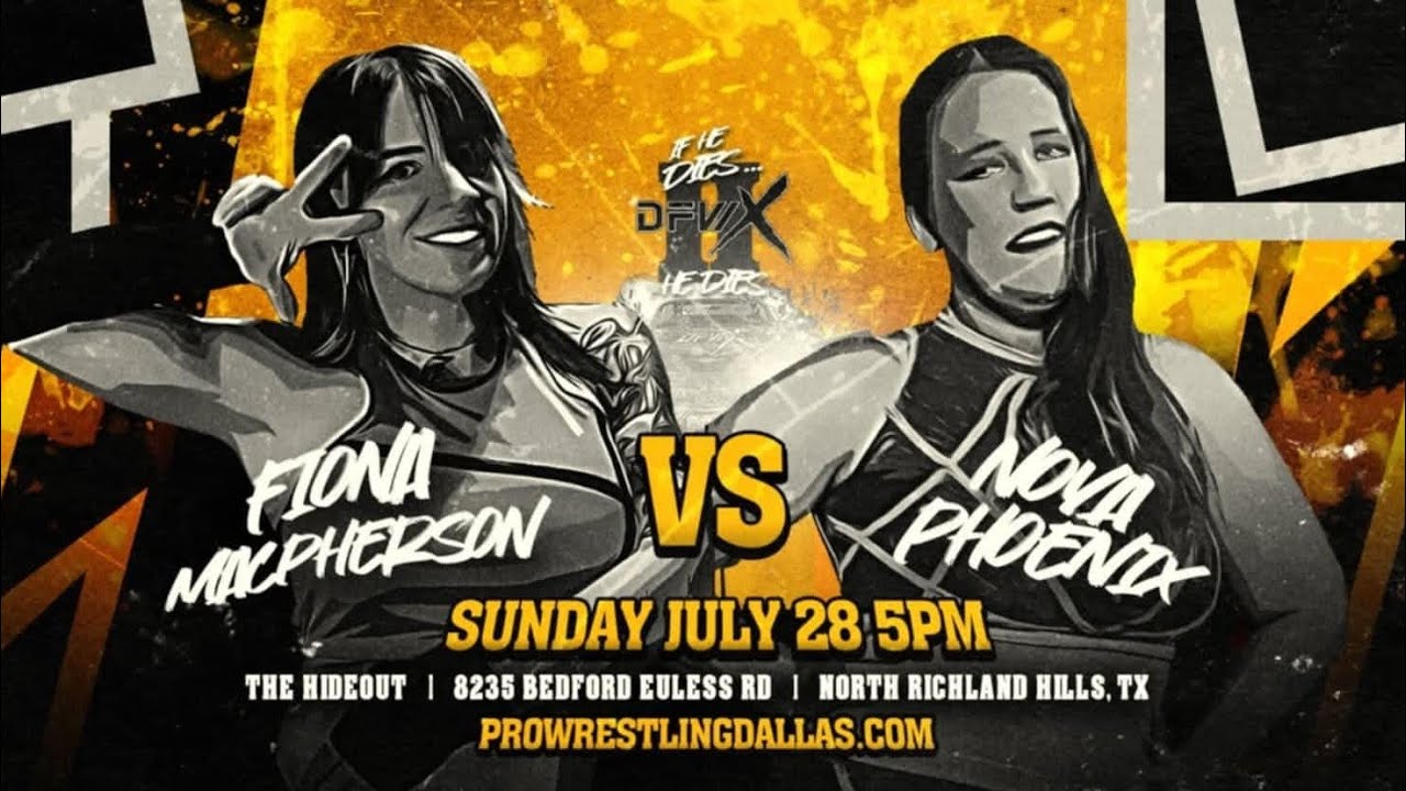 Nova phoenix vs Fiona Macpherson 