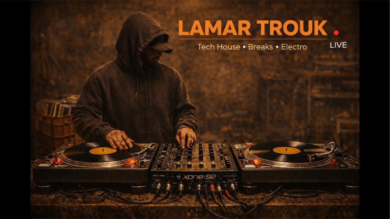 LAMAR TROUK | Live Vinyl Mix 020 | Tech House • Breaks • Electro