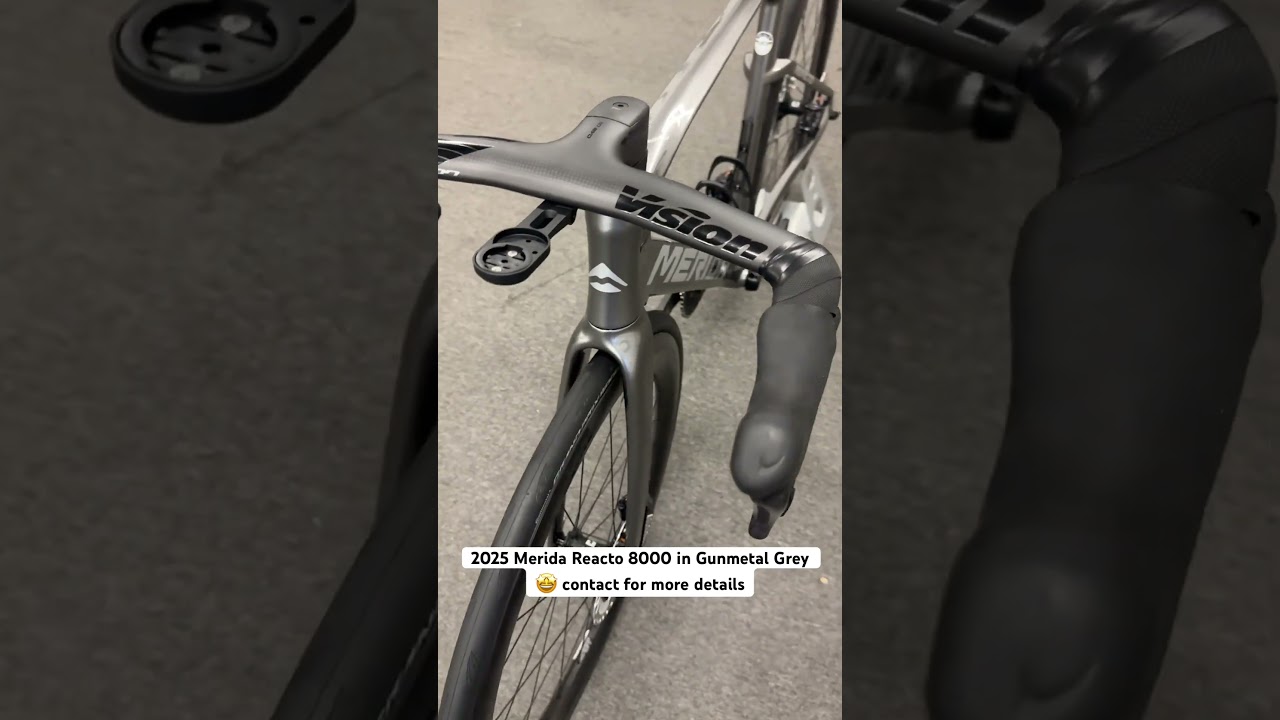 2025 Merida Reacto 8000 w kolorze Gunmetal Grey #merida #meridabikes #meridareacto #meridareacto8000