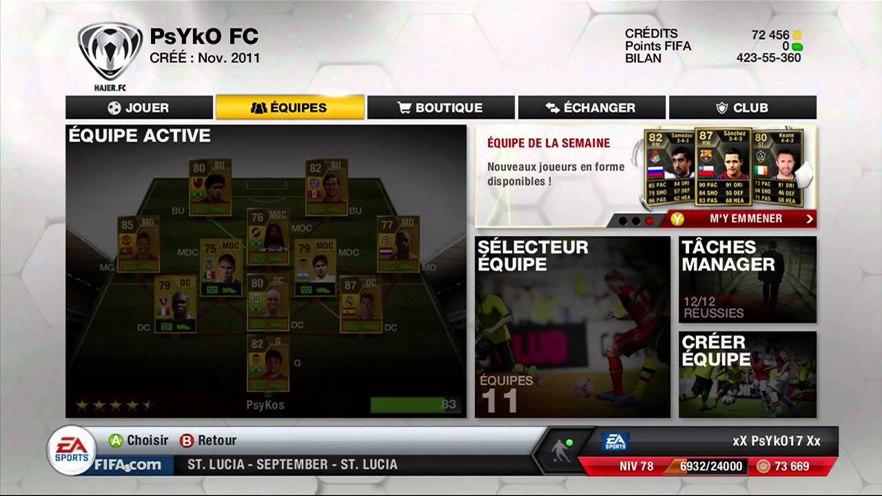 FUT13: Squad lottery