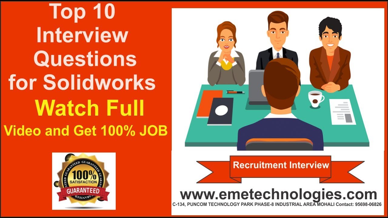 Top 10 Interview Questions on Solidworks