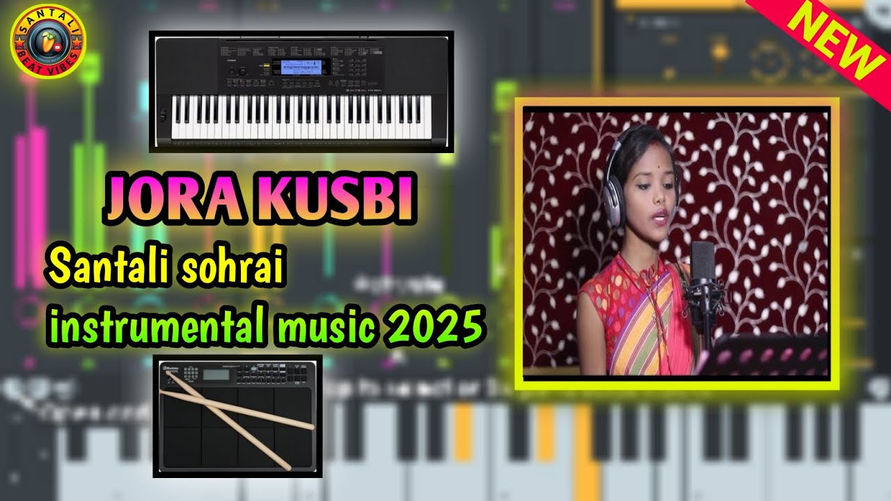 Jora Kusbi ll Santali🎹🥁 Sohrai Instrumental Video 2025 ll Cooming soon 2025 ll # Santali beat vibes 
