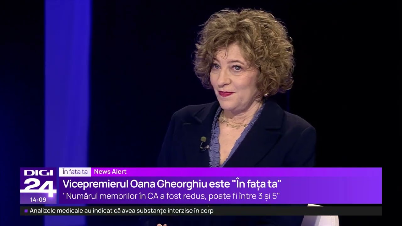 În fața ta cu Oana Gheorghiu: Mi-aş dori să ieşim din paradigma „nu ne vindem ţara”
