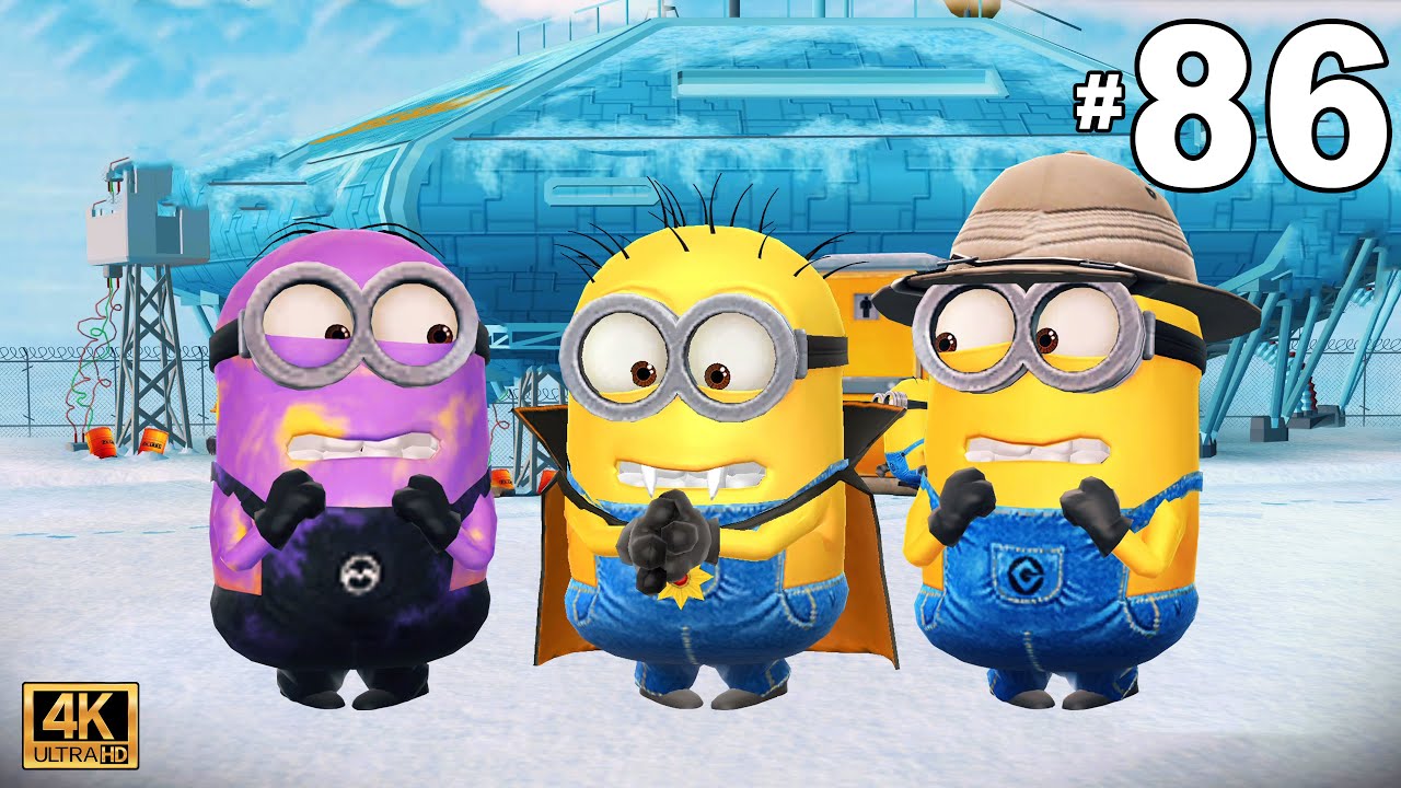 Minion rush Vampire Minion Hunter Minion And Disguised Minion at The Arctic Base | LEVEL 392-394 |4K