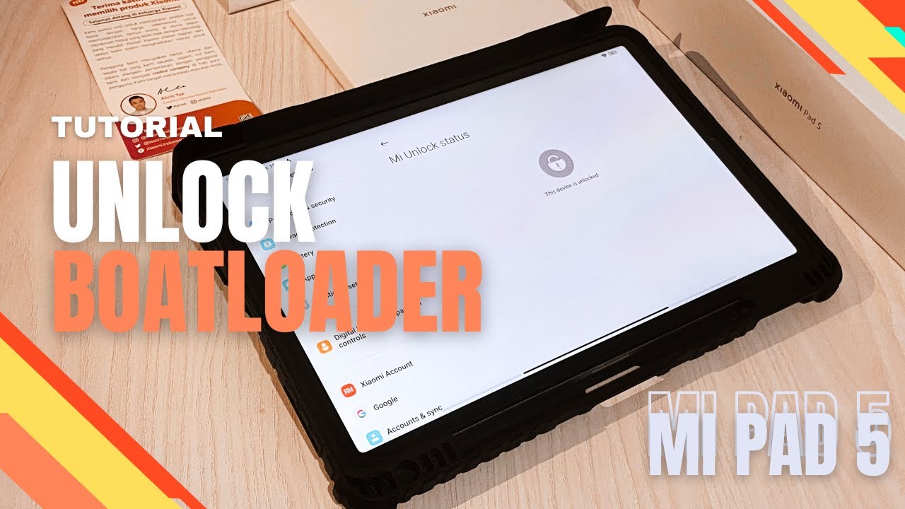 HOW TO UNLOCK BOOTLOADER IN EASY WAY XIAOMI PAD 5