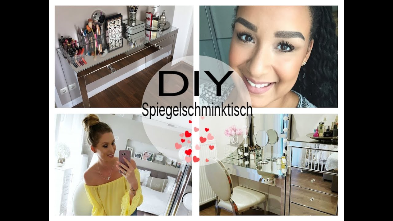 DIY SPIEGELSCHMINKTISCH I Idee von Saskiasbeautyblog I Pimp my Schminktisch I uniquemaryii