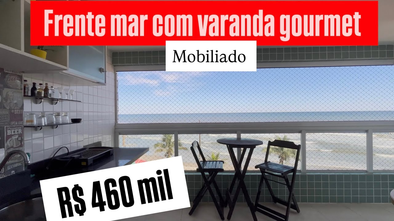 Achei mais um Apê FRENTE MAR e Mobiliado na Praia! A OPORTUNIDADE PERFEITA! 🏝️ 
