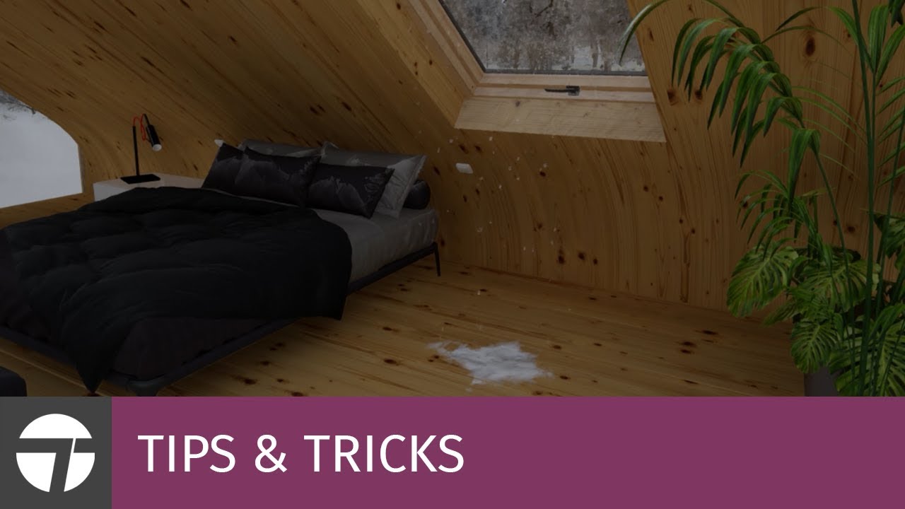 Stop snow/rain from falling inside a building | Tips & Tricks | Twinmotion