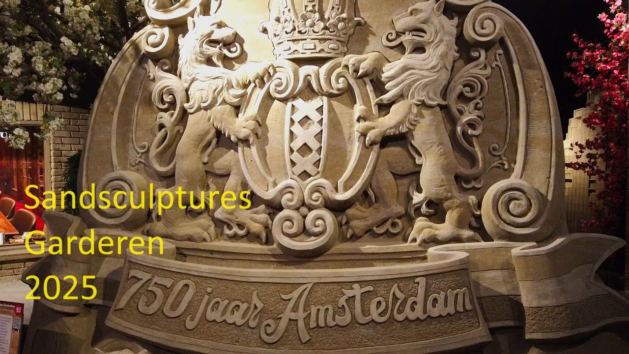 Zandsculpturen Garderen '25   - 750 jaar Amsterdam