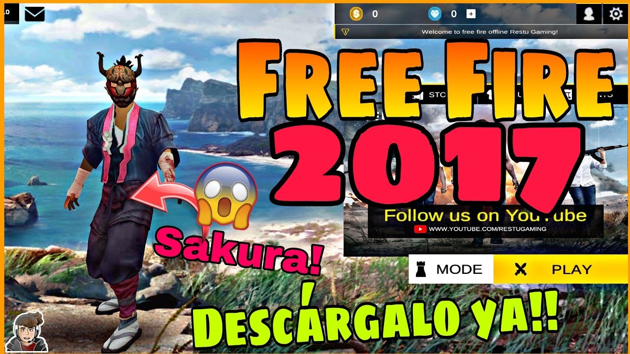 COMO DESCARGAR FREE FIRE DE EL 2017. 😱😱