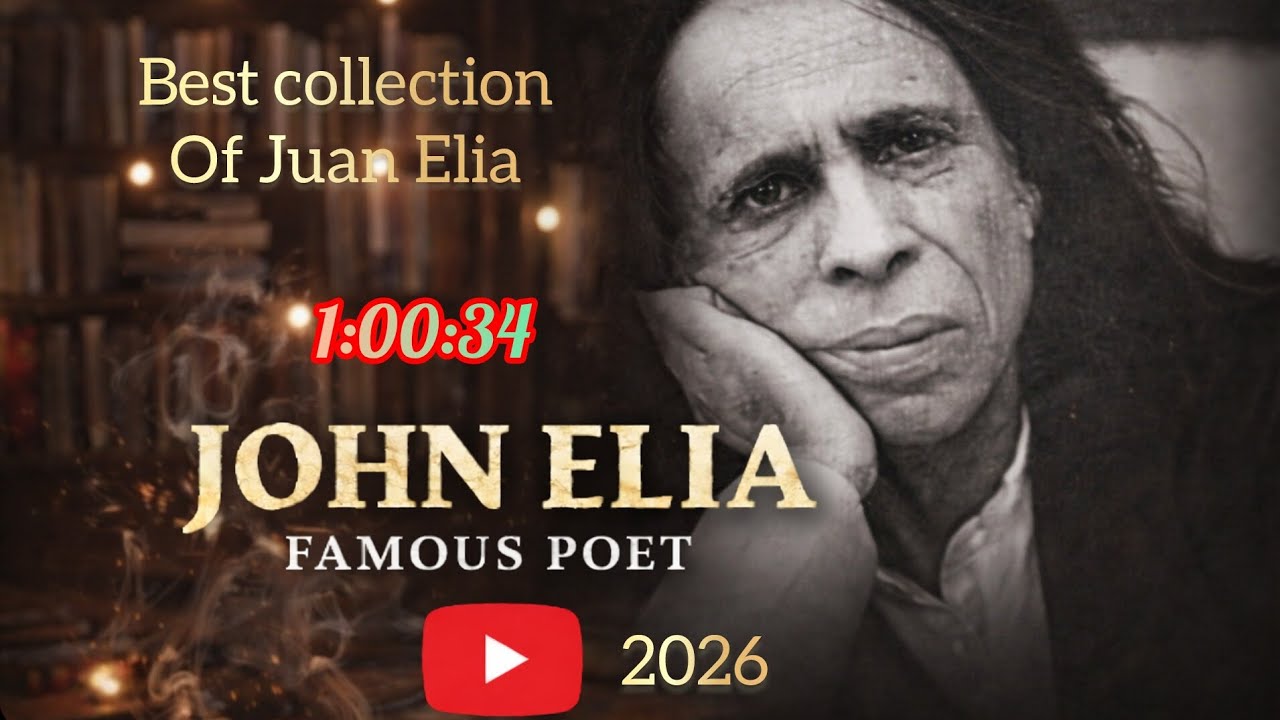 "Best Jaun Elia Poetry Collection | Heart-Touching & Emotional Urdu Shayari 2026 💔 | Poetic TV" ✅