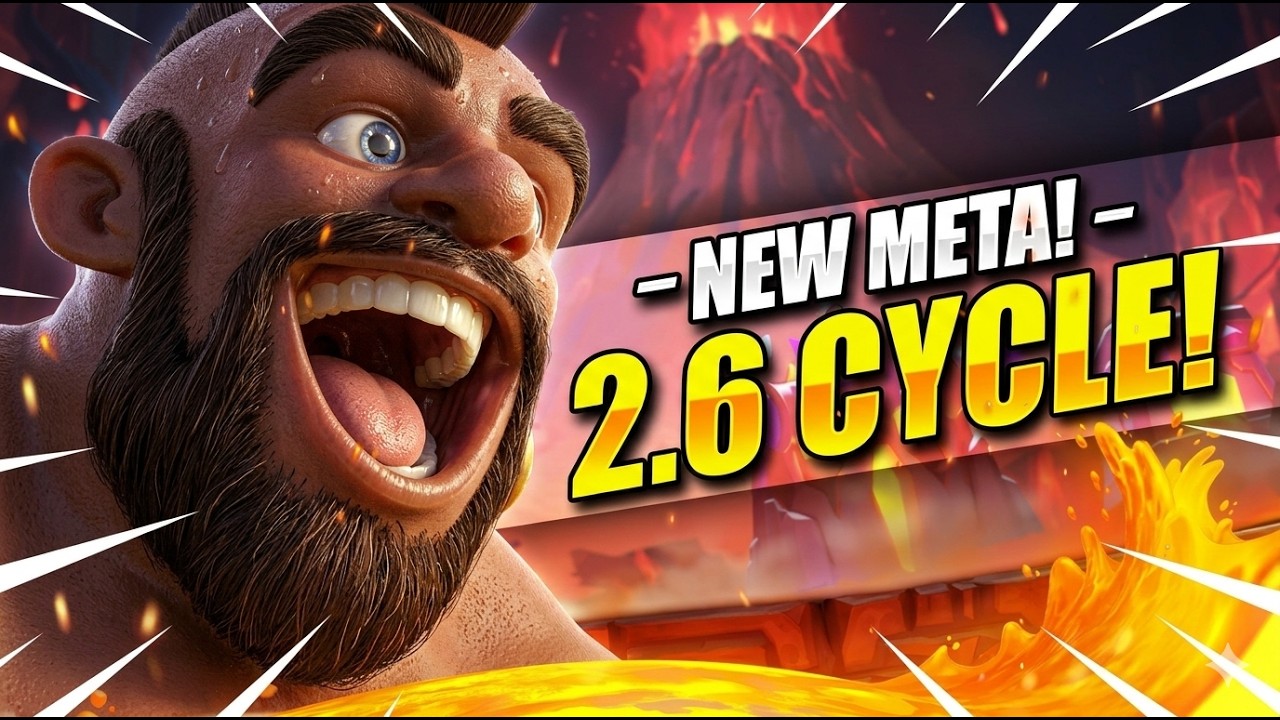 NEW META 2.6 Hog Cycle | Best Deck to Push Ladder 🏆 #clashroyale #live