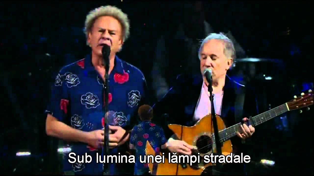 Simon and Garfunkel  - The sound of silence (tradus in romana)