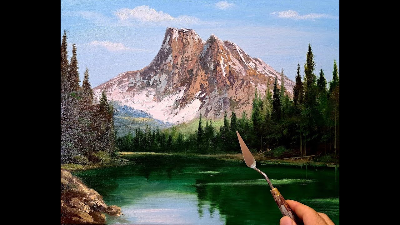 OIL PAINTING WITH A PALETTE KNIFE 