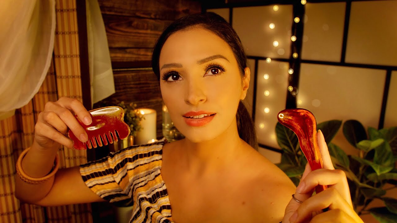 ASMR Head Massage and Neck Cracking | Playing with Your Hair + Scalp / Massage for Sleep