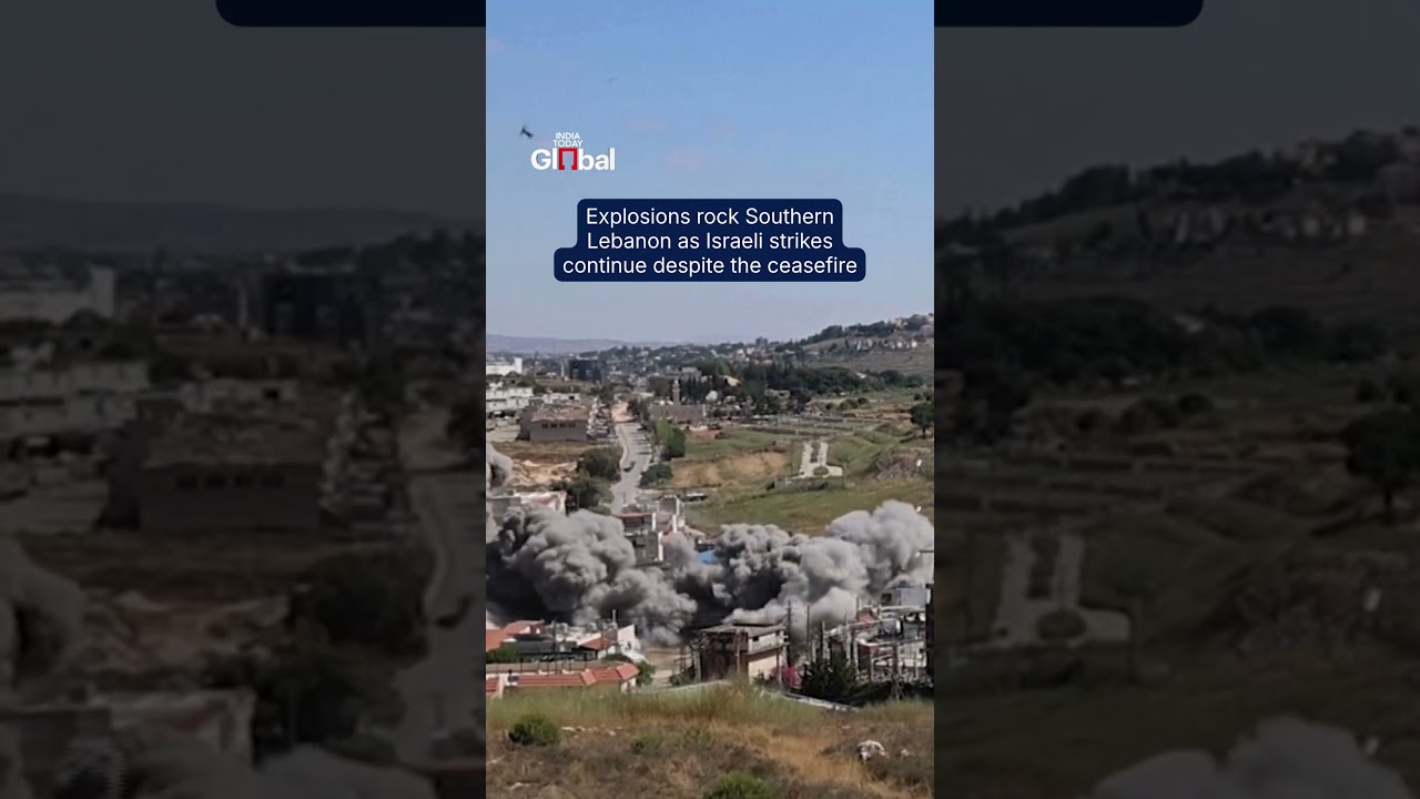 Lebanon Blasts Erupt Despite Ceasefire As Israel Hezbollah Tensions Rise