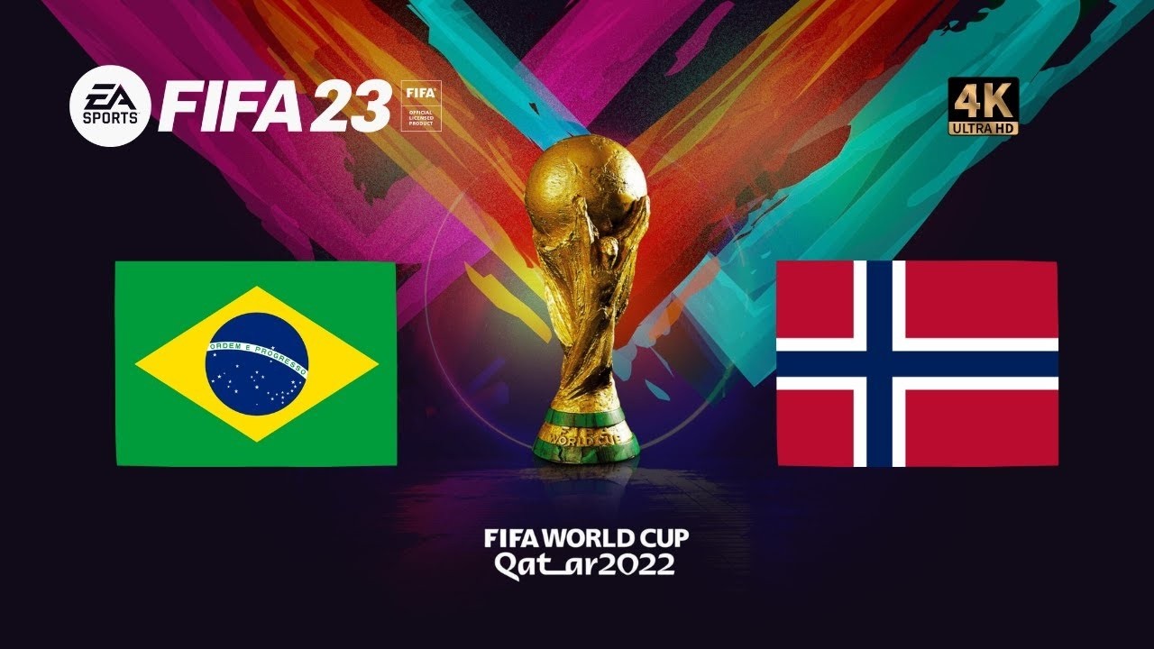Brasil x Noruega | FIFA 23 Gameplay Copa do Mundo Qatar 2022 | Final [4K 60FPS]