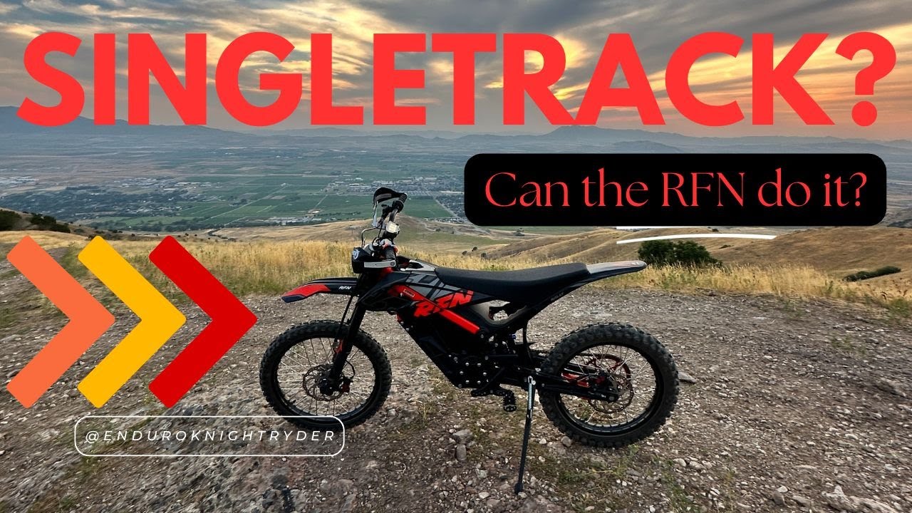 RFN Ares Rally Pro Singletrack | Ride with the wife | E-moto can it hill climb?
