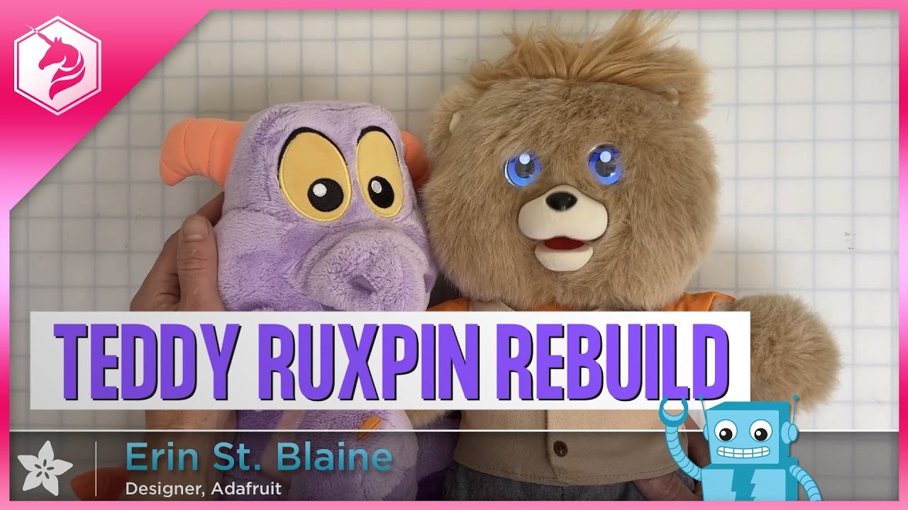 Teddy Ruxpin Hack and Rebuild with Personalization #adafruit