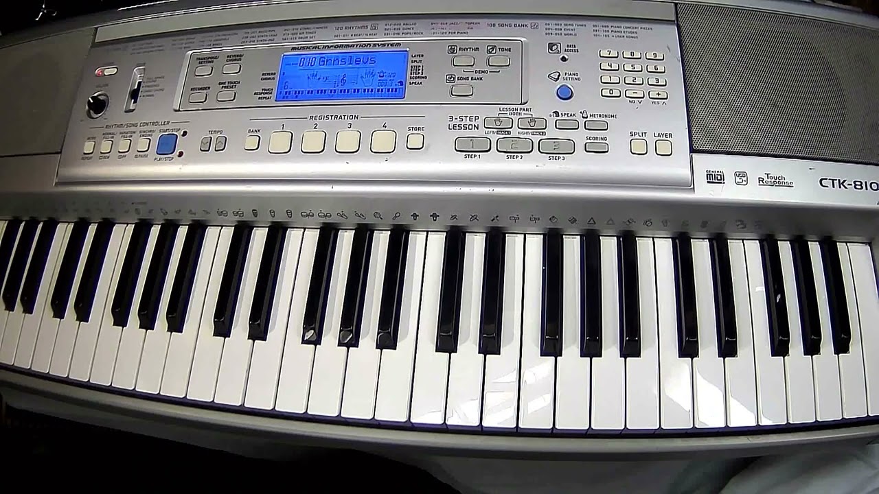 CASIO CTK 810 (DEMO songs) part 1/3
