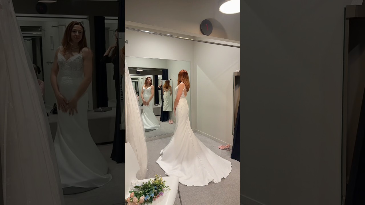 Выбор свадебного платья с wed2b ✨🤍 (любезно предоставленный в подарок опыт) #свадебноеплатье