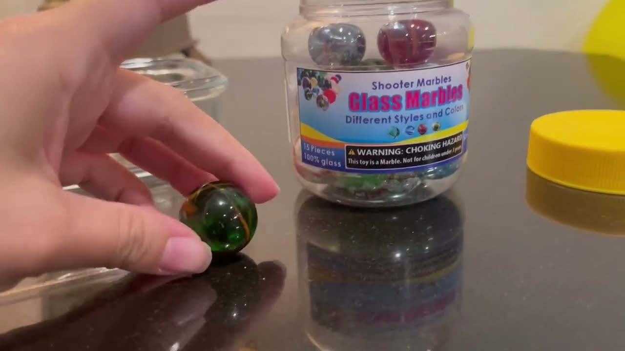 Close Up & Review of Shooter Glass Marbles Bundle