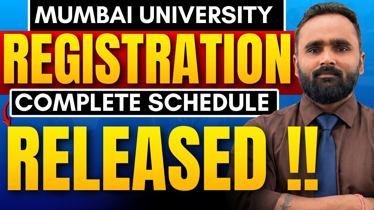 Mumbai University Admission Started 2026 | Pre-Registration & Complete Schedule| Pradeep Giri Update