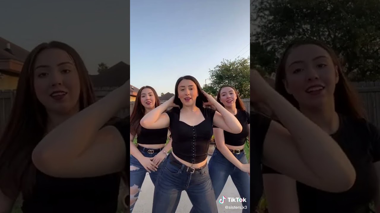 las 3 hermanas bailando.