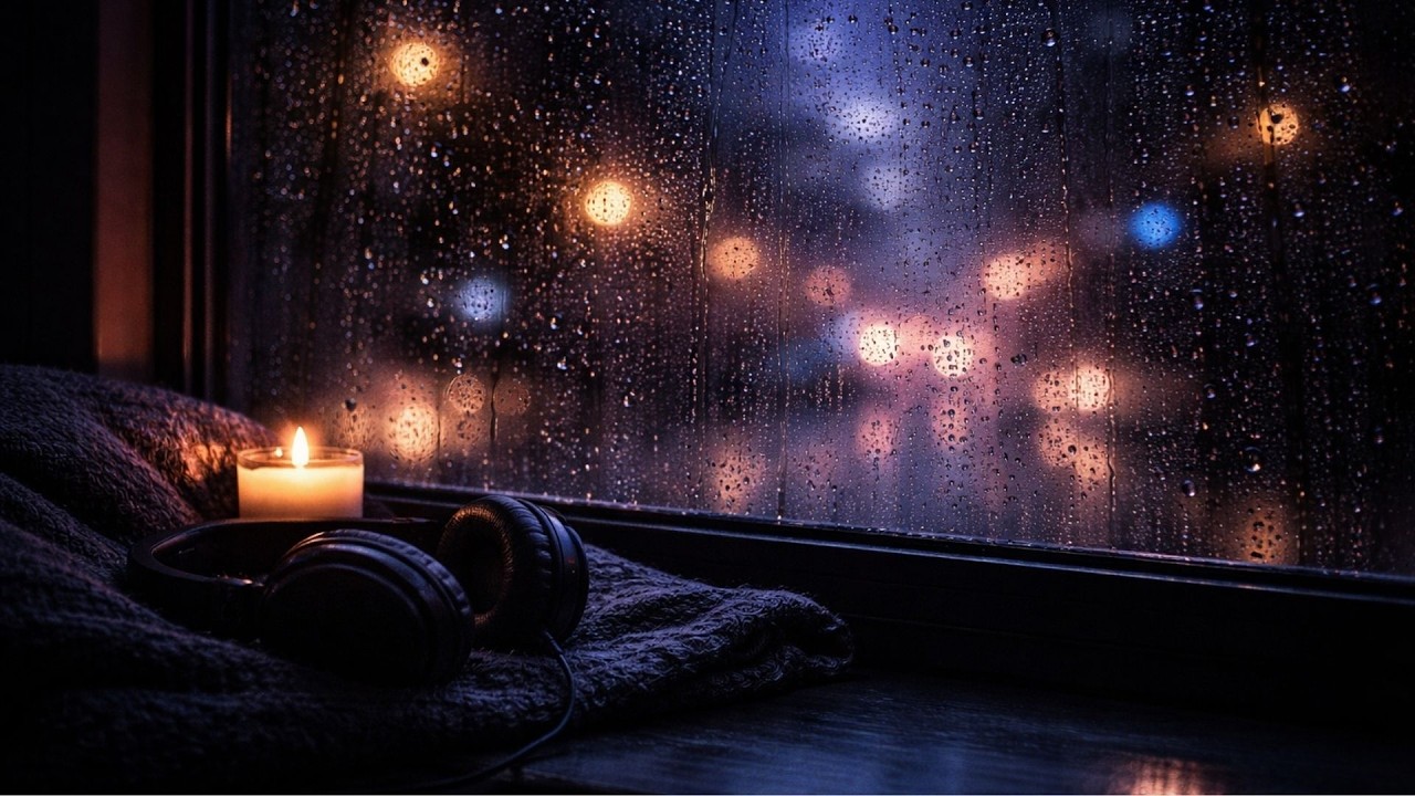 Sleep Better Tonight with Rain on the Window 🌧️ | 2 Hours Ambient Rain
