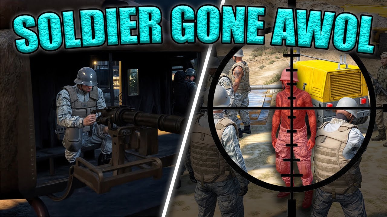 We hunted an AWOL Soldier IN UK GTA RP