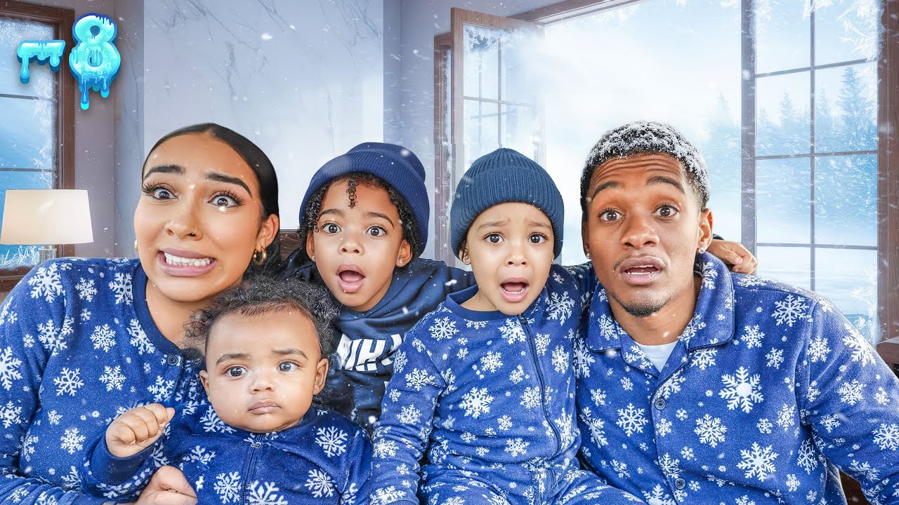 WE SURVIVED A WINTER SNOW STORM! *FREEZING!*