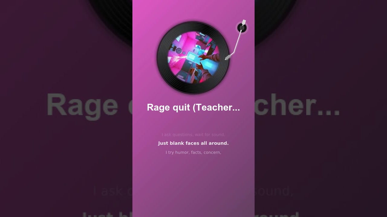 Rage quit (Teachers Edition)