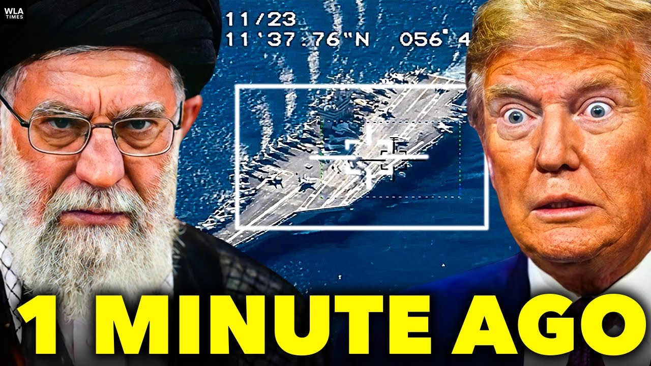 Iran’s Drone HOVERS Over US Aircraft Carrier? | ‘FINGER On The Trigger’